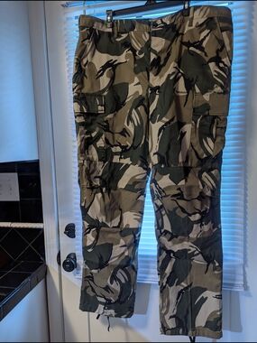 Men's US Army Surplus Camo Cargo Pants